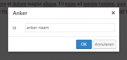 Anker naam